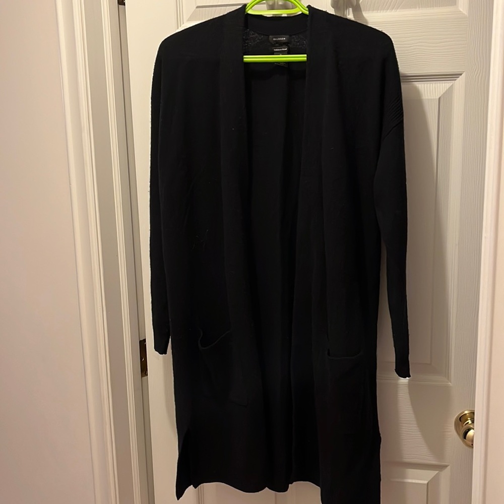Halogen Cashmere Blend Long Cardigan